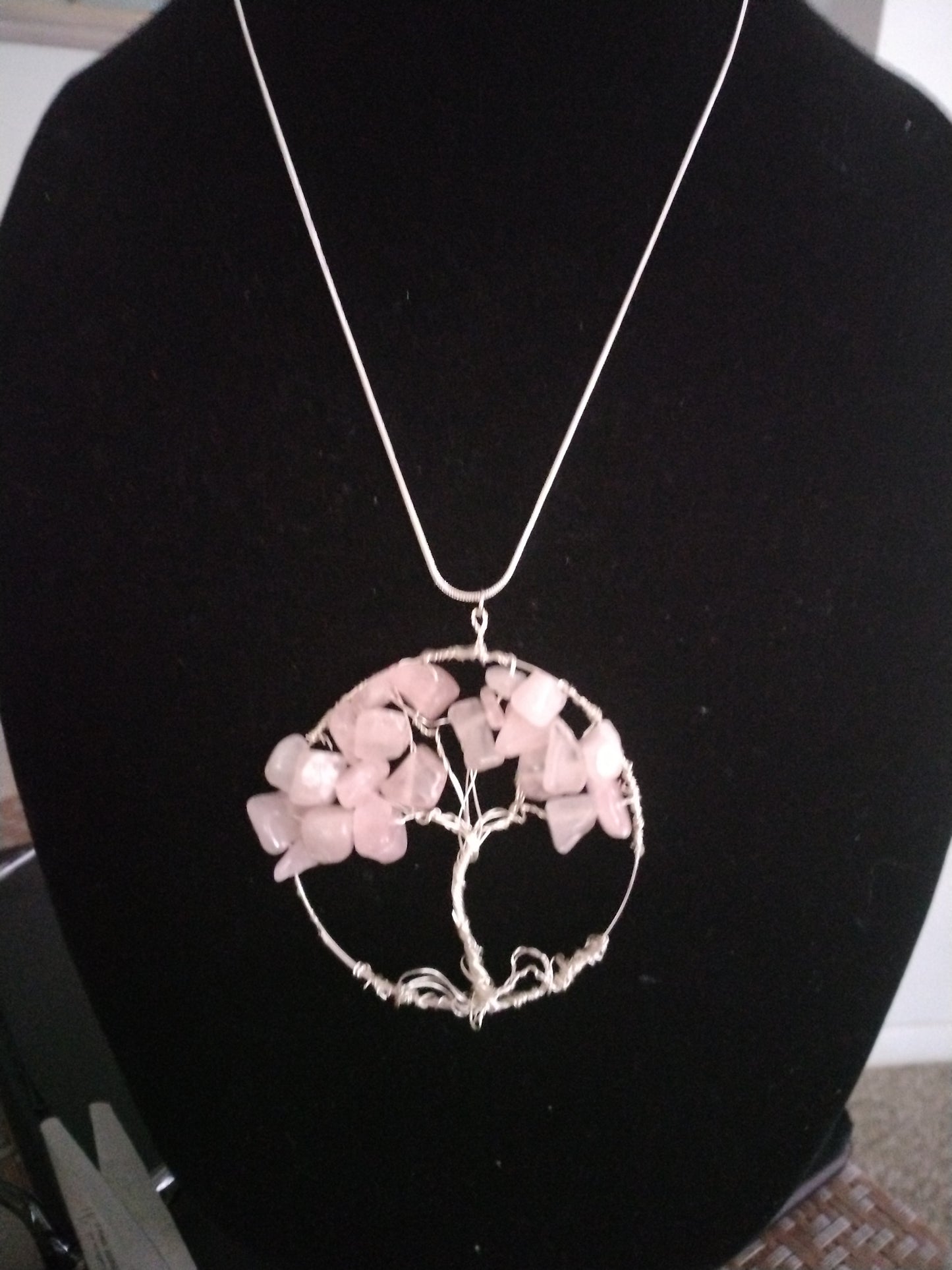 Rose quartz Tree of Life