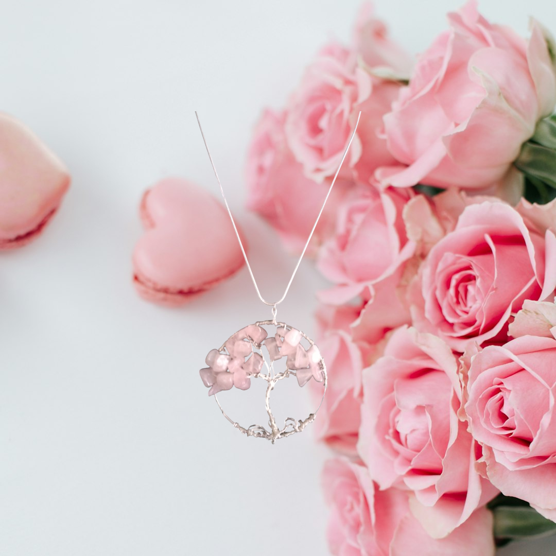 Rose quartz Tree of Life